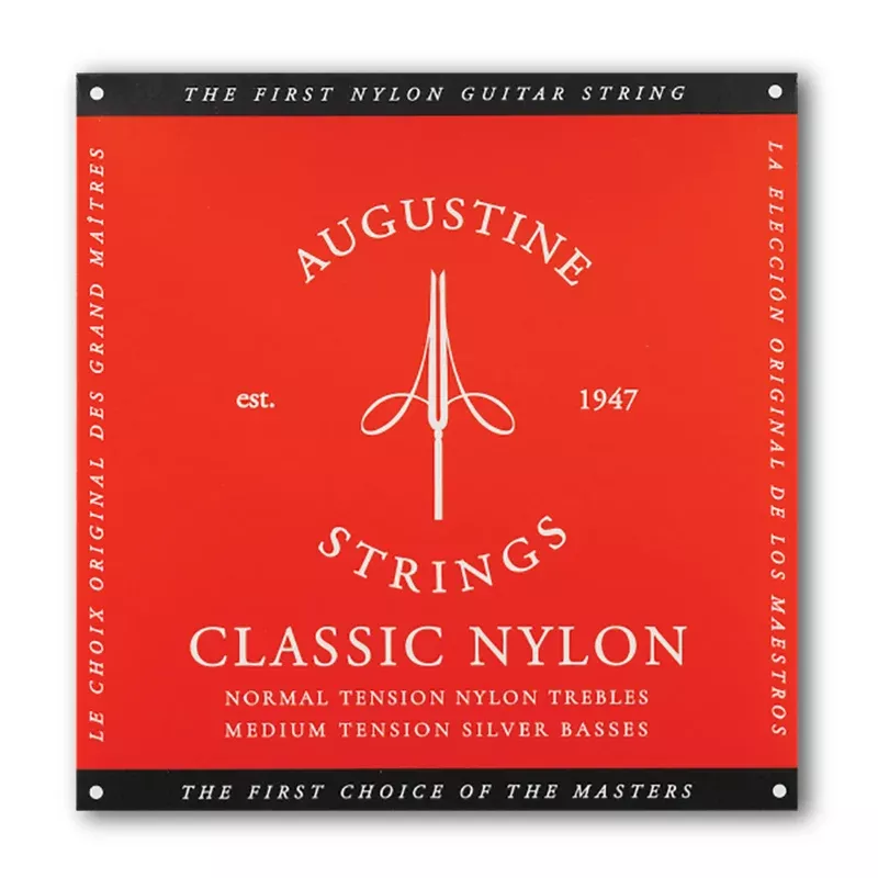 Augustine Classic Red Medium Tension Nylon Guitar Strings