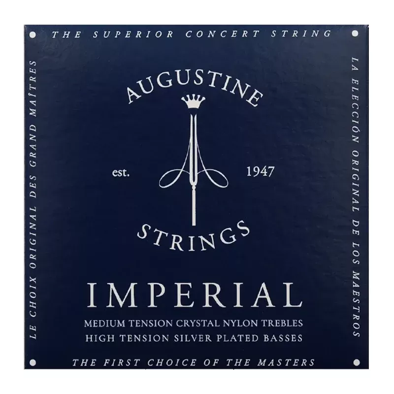 Augustine Imperial Blue High Tension Nylon Guitar Strings