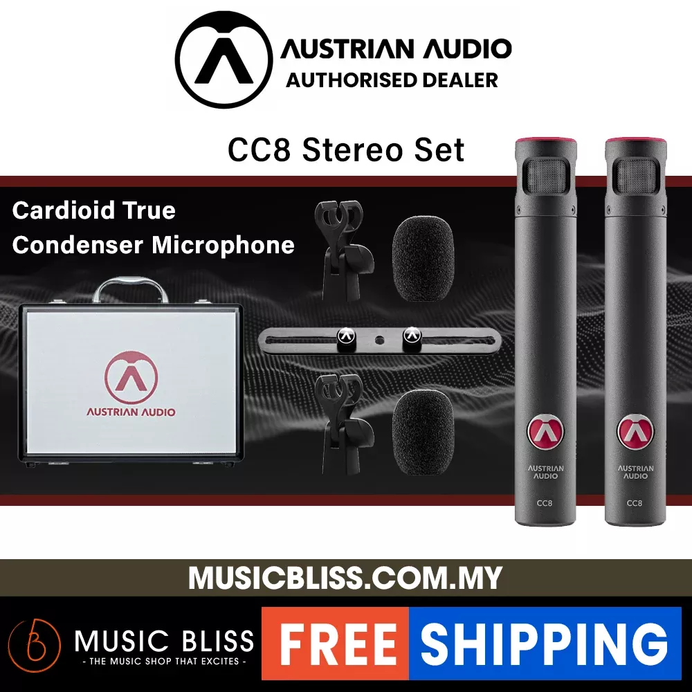 Austrian Audio CC8 Stereo Set Small-diaphragm Condenser Microphone (2 Microphones)