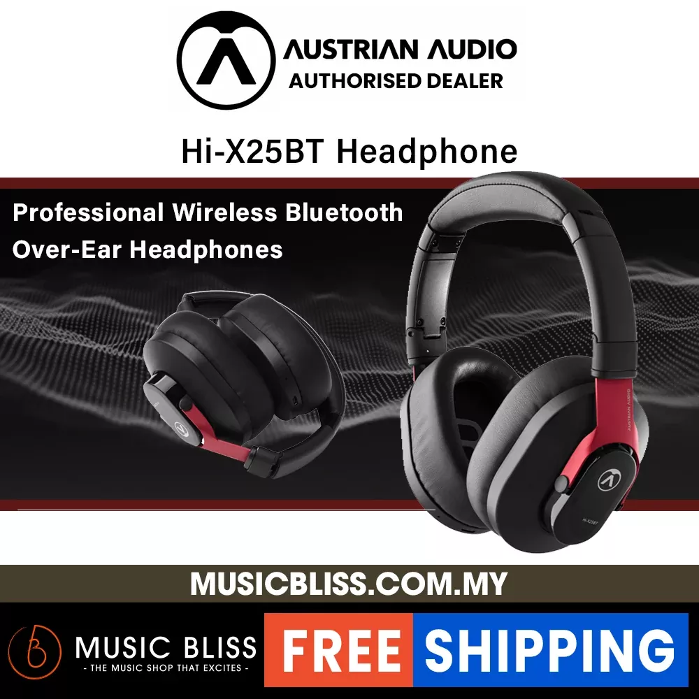 Austrian Audio Hi-X25BT Closed-back Over-ear Bluetooth Headphones