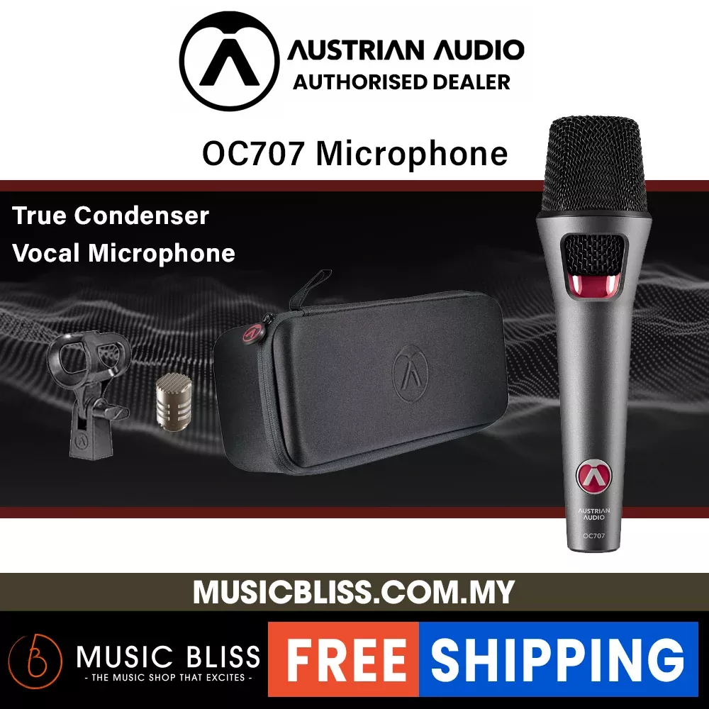 Austrian Audio OC707 True Condenser Vocal Handheld Microphone