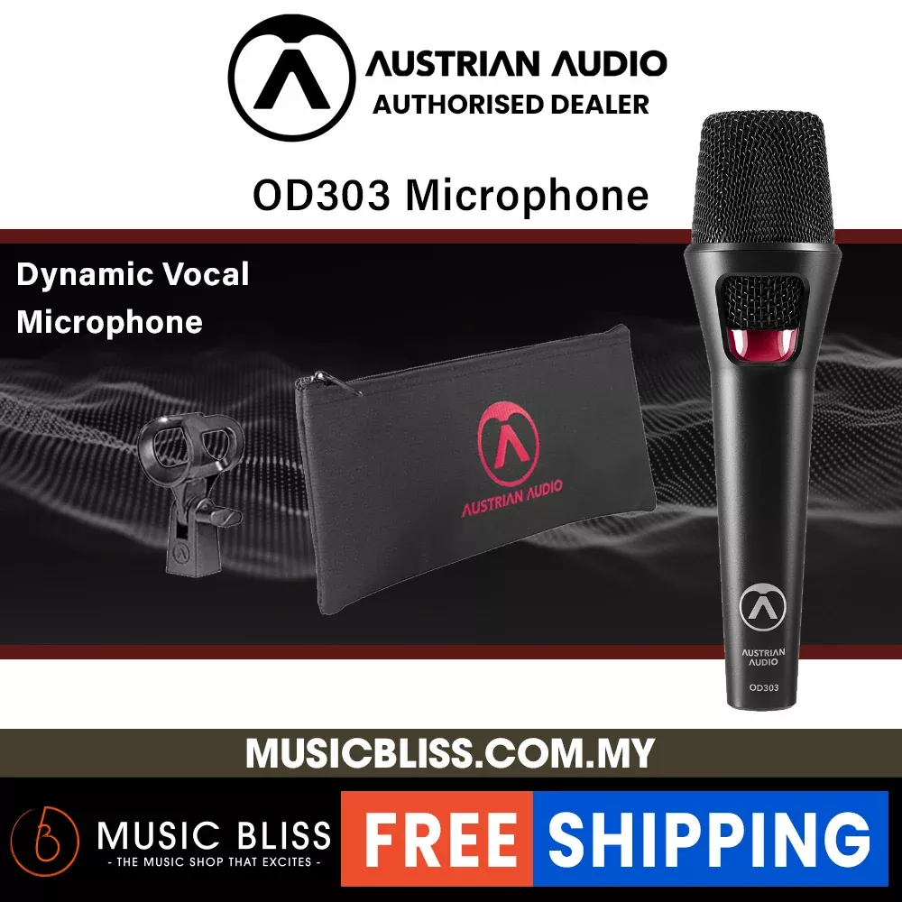 Austrian Audio OD303 Handheld Dynamic Vocal Microphone