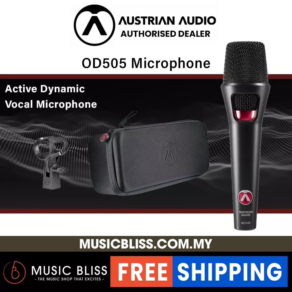 Austrian Audio OD505 Active Dynamic Vocal Handheld Microphone