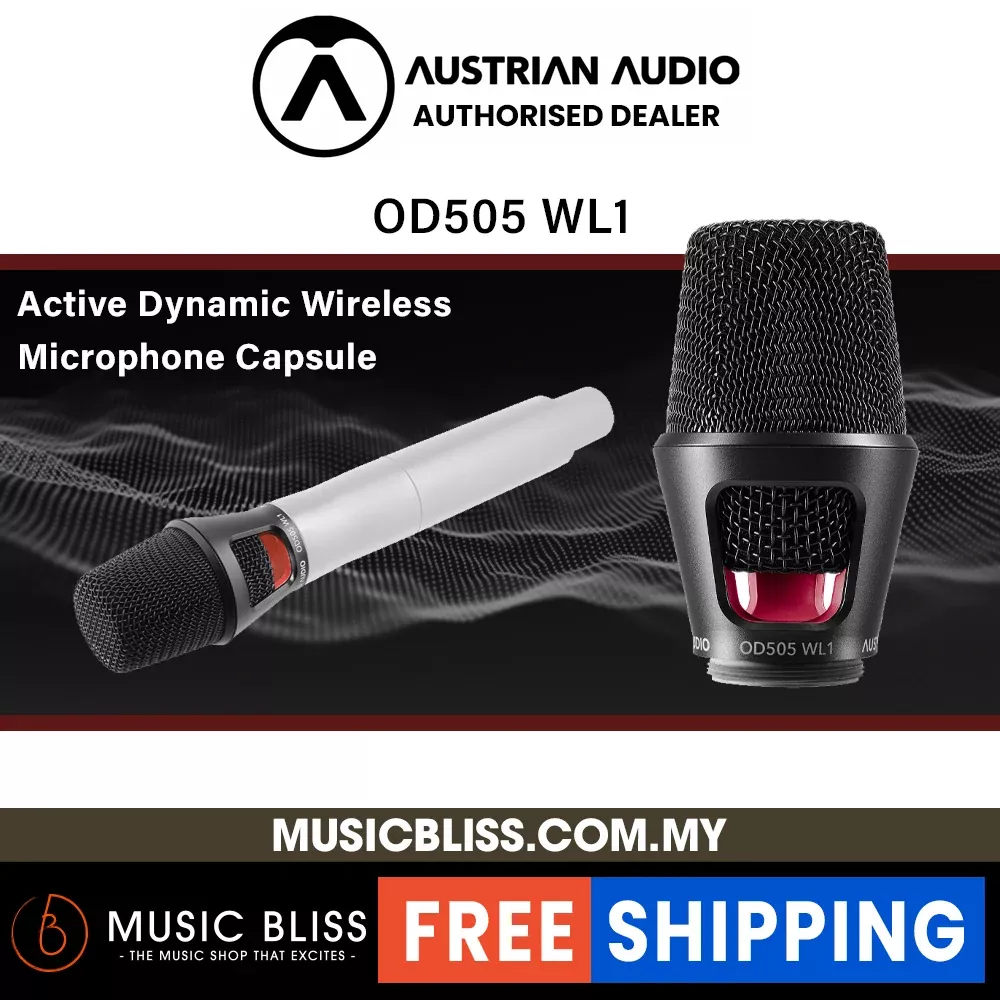 Austrian Audio OD505 WL1 Wireless Active-dynamic Microphone Capsule