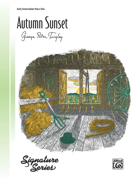 Autumn Sunset: Piano Sheet