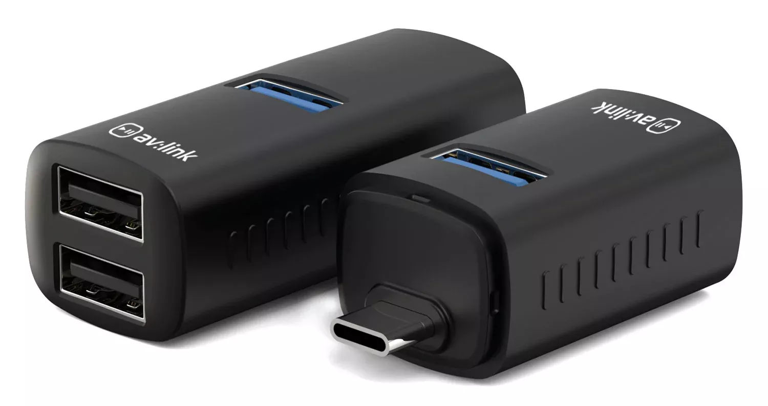 AV:Link 3 Port Mini USB Type-C Hub