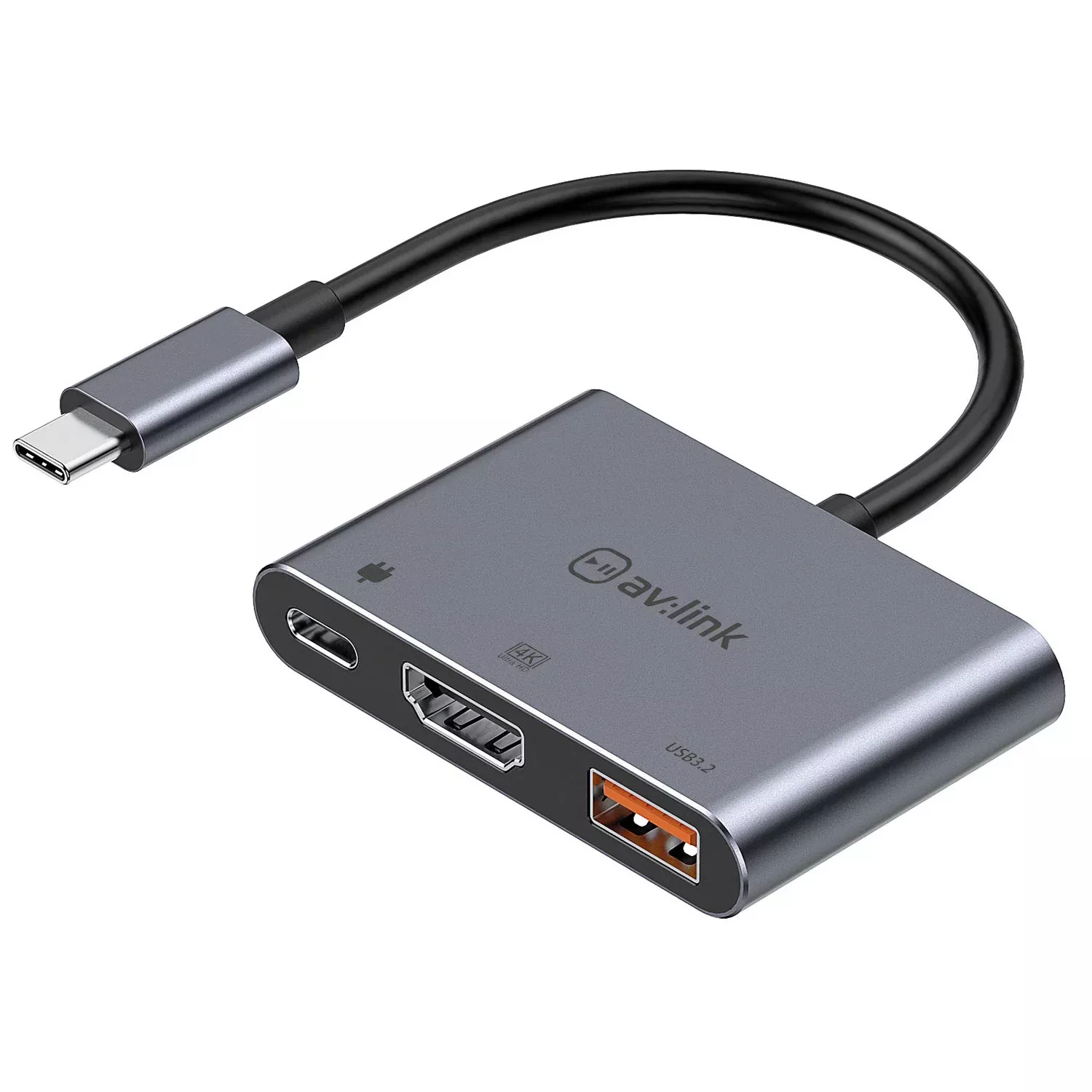AV:Link 3 Port Slim USB3.0 Type-C Hub