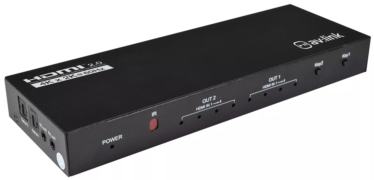 AV:Link 4K HDMI Matrix 4×2 – HDX42v2.0