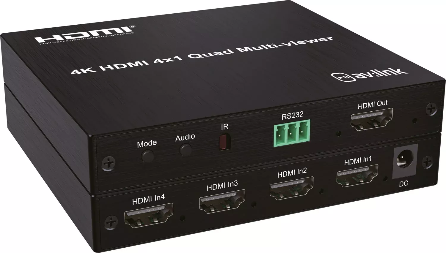 AV:Link 4K HDMI Multi-viewer 4×1 – HDMV-41