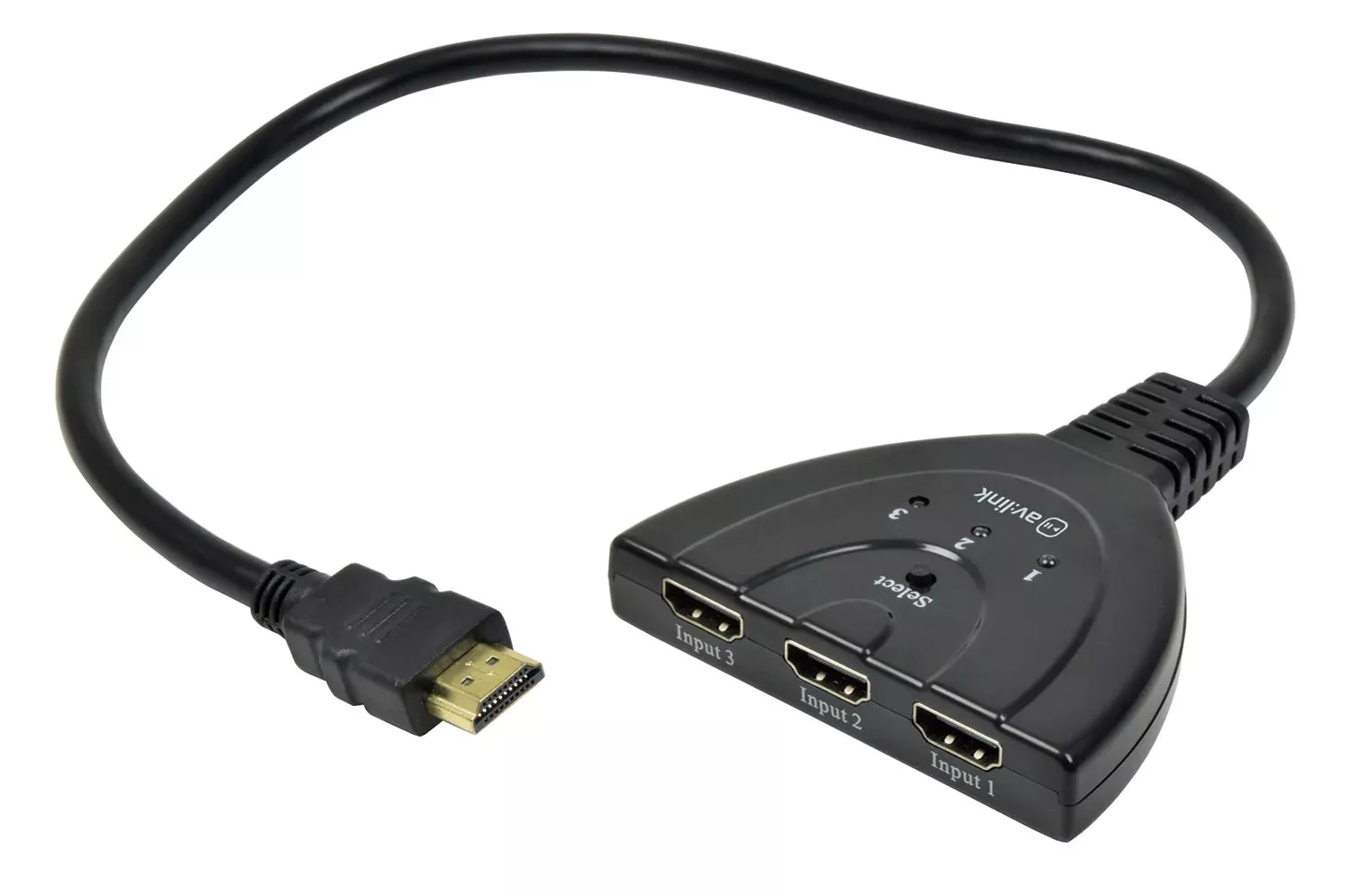 AV:Link 4K HDMI Switch 3-Port Full HD