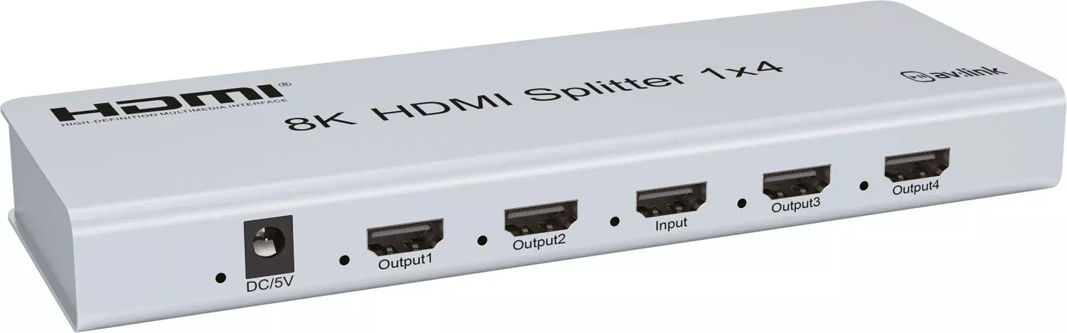AV:Link 8K HDMI Splitter with EDID – 4KS14