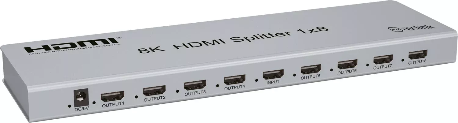 AV:Link 8K HDMI Splitter with EDID – 4KS18