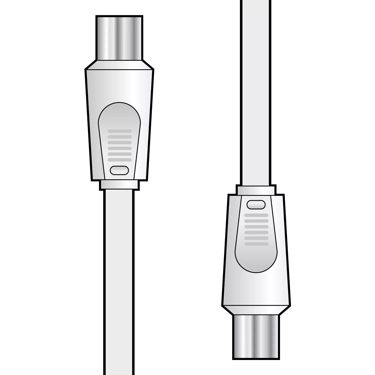 AV:Link Coaxial Plug to Plug Leads