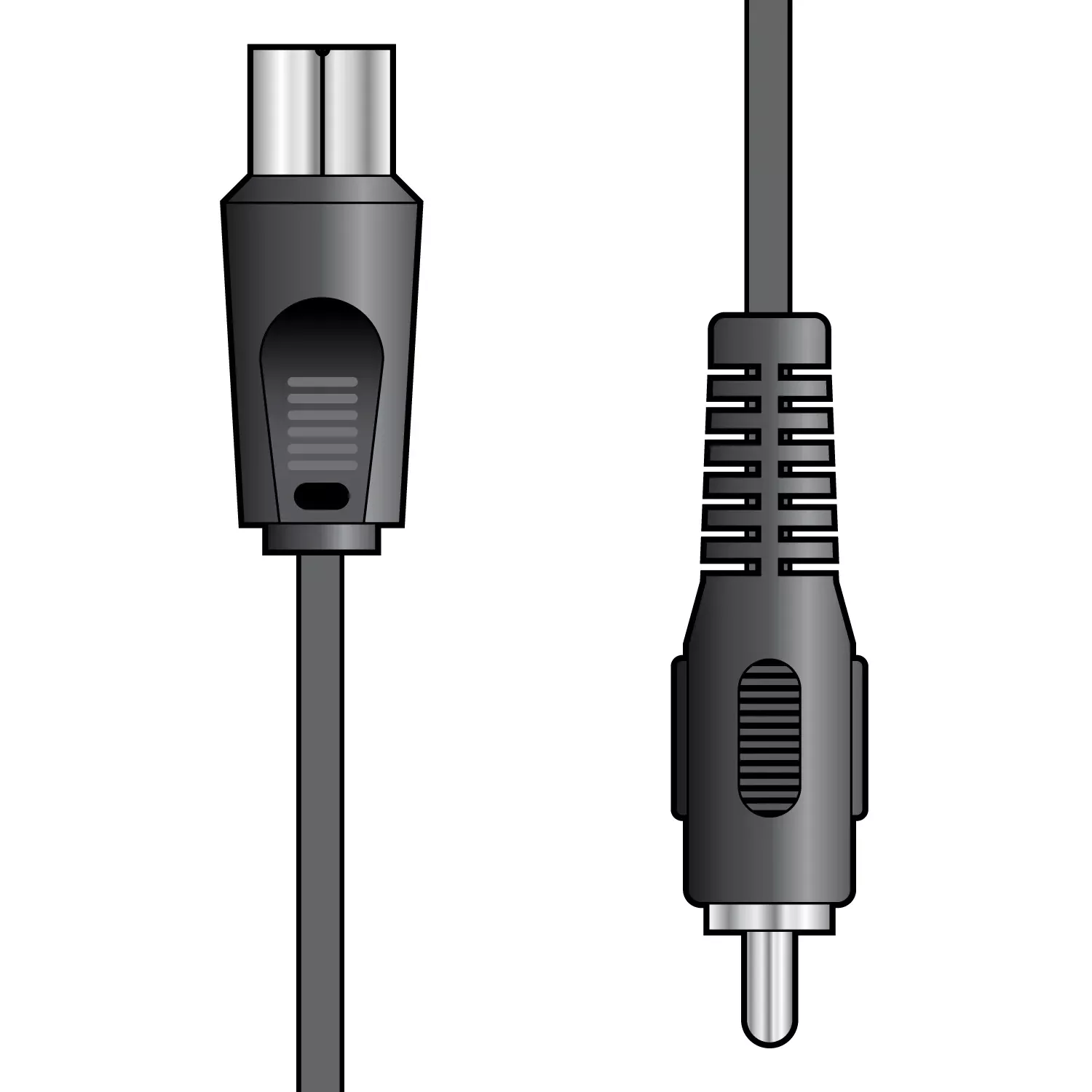AV:Link Coaxial Plug to RCA Plug Game Console Lead