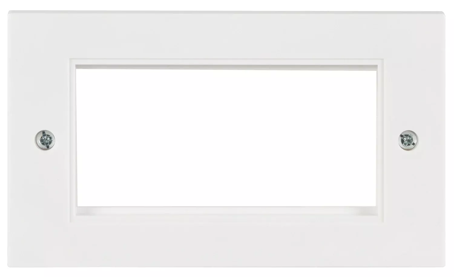AV:Link Double Gang Wall Plate Frame for 4 Modules