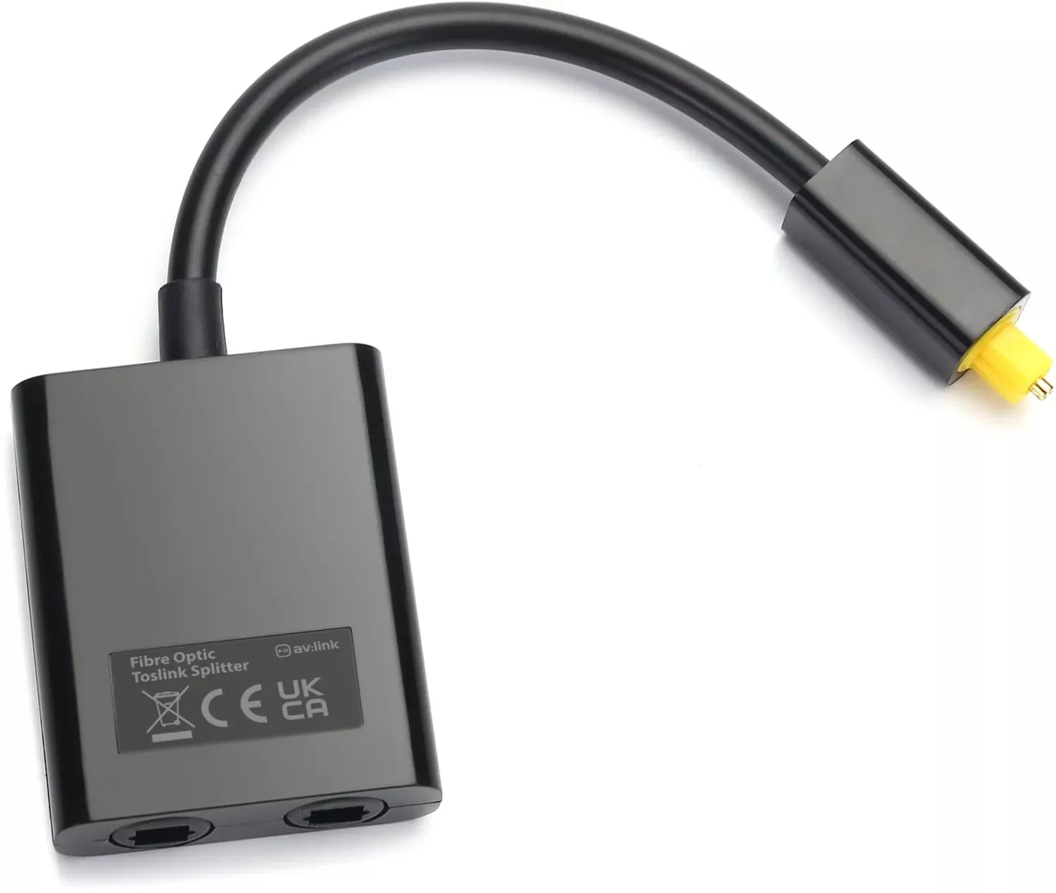 AV:Link Fibre Optic TOSlink Splitter 1×2