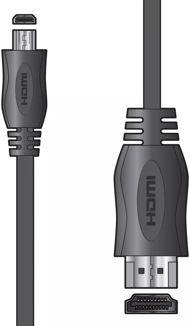 AV:Link HDMI High Speed with Ethernet Plug to Micro HDMI Plug Lead