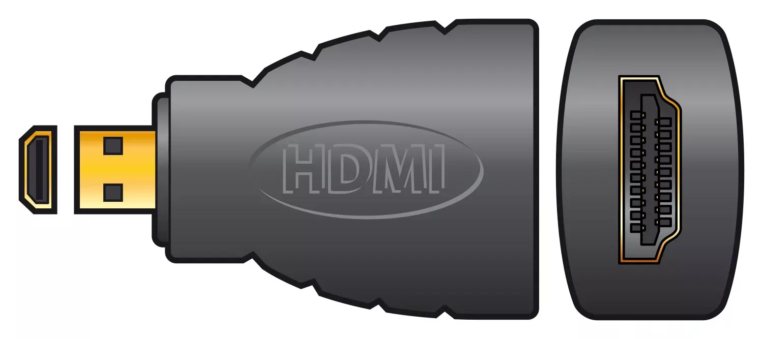 AV:Link HDMI socket to HDMI micro plug adaptor
