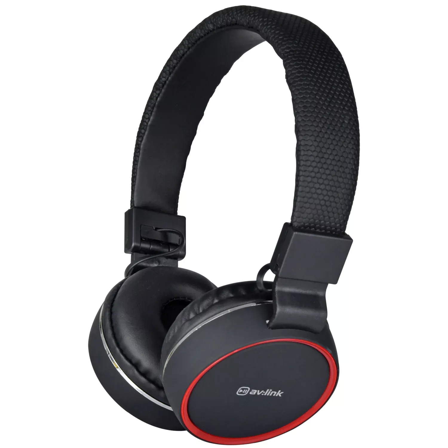 AV:Link Multimedia Headphones with Inline Microphone – PH10-BLK