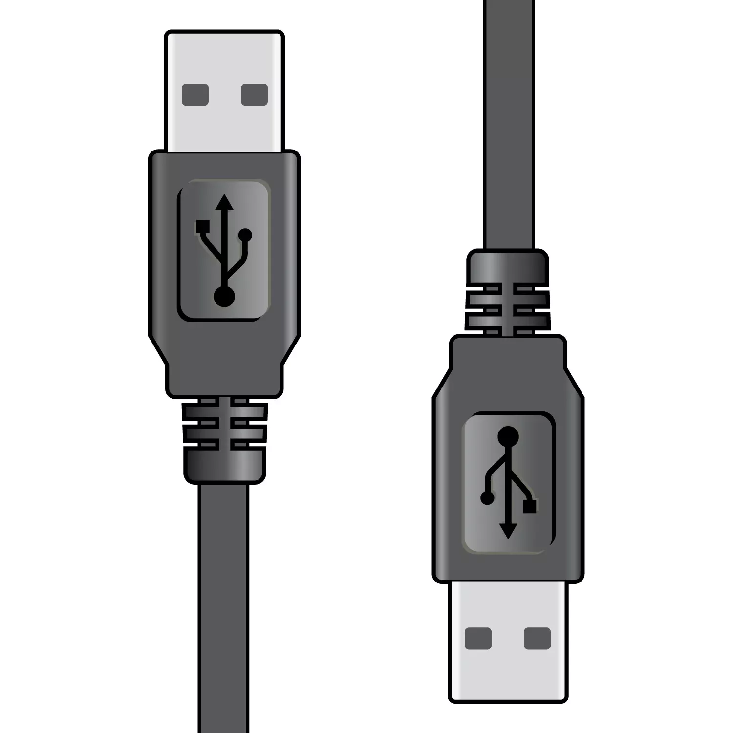 AV:Link USB 2.0 Type A Plug to Type A Plug Leads