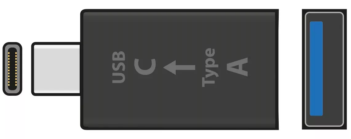 AV:Link USB3.0 Type-A Socket to Type-C Plug OTG Adaptor