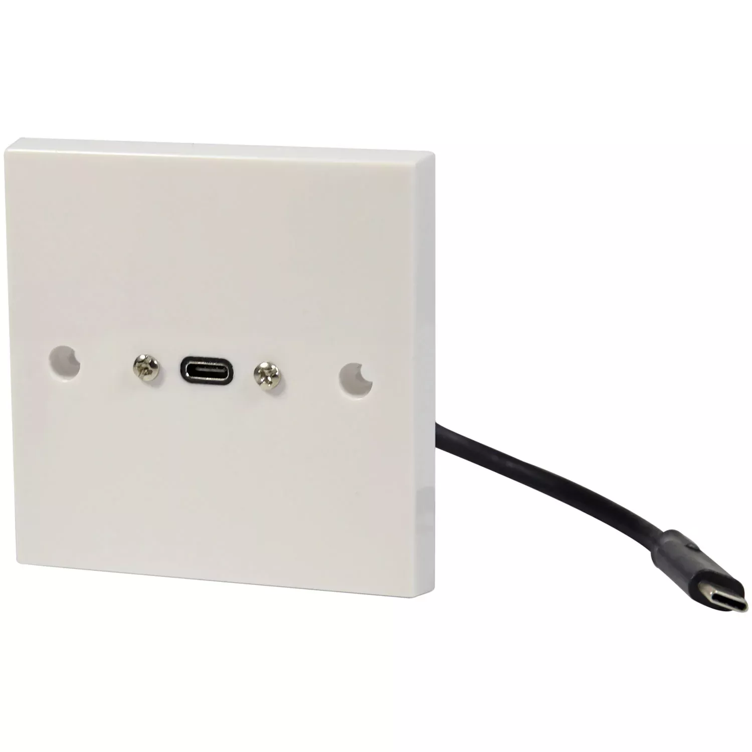 AV:Link USB4 Type-C Wallplate with Male Tail