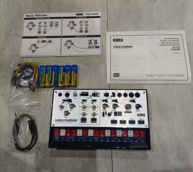 B STOCK (BS-404) Korg Volca Modular Semi-Modular Synthesizer with Sequencer