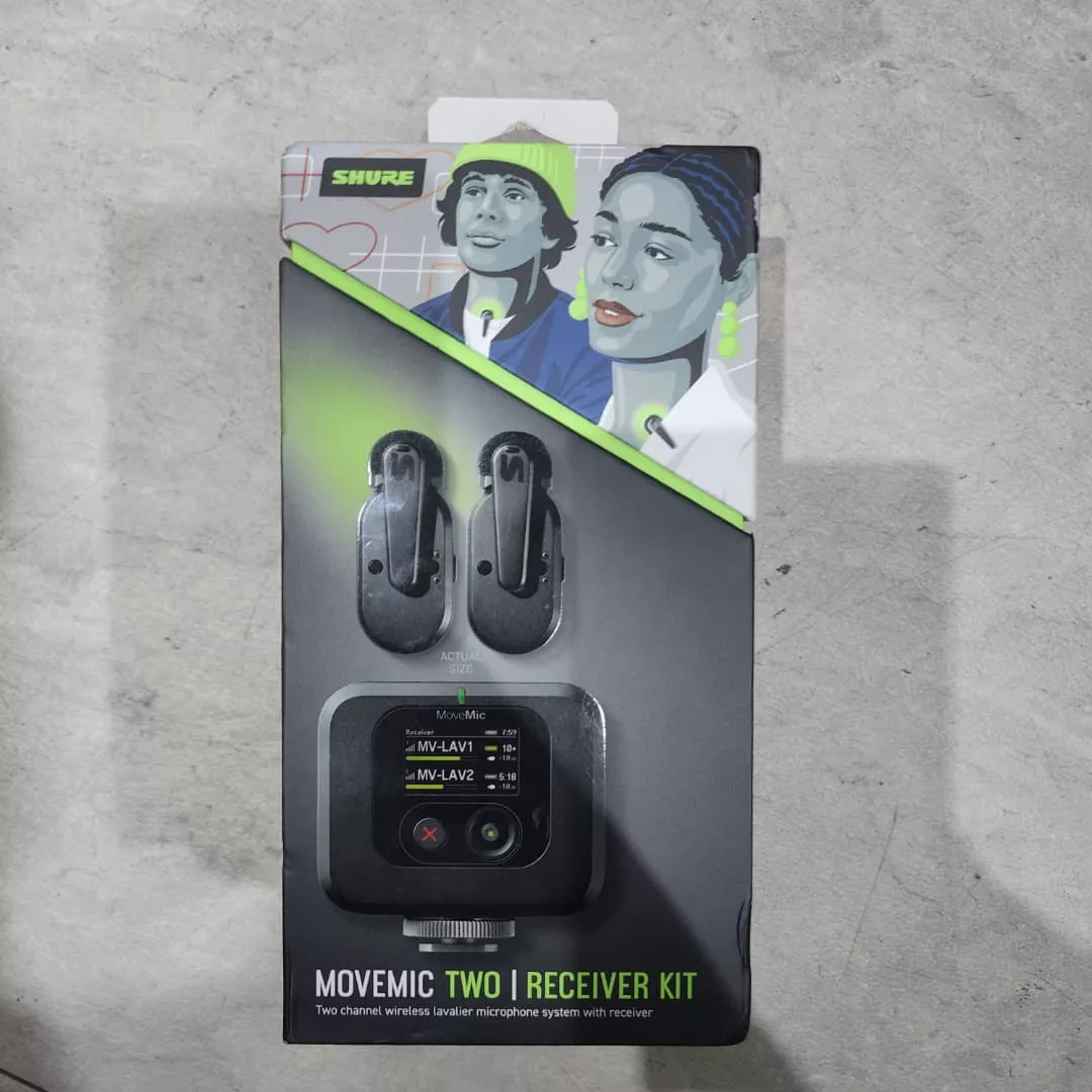 B STOCK (BS-447) Shure MoveMic Two Wireless Lavalier Microphone Receiver Kit