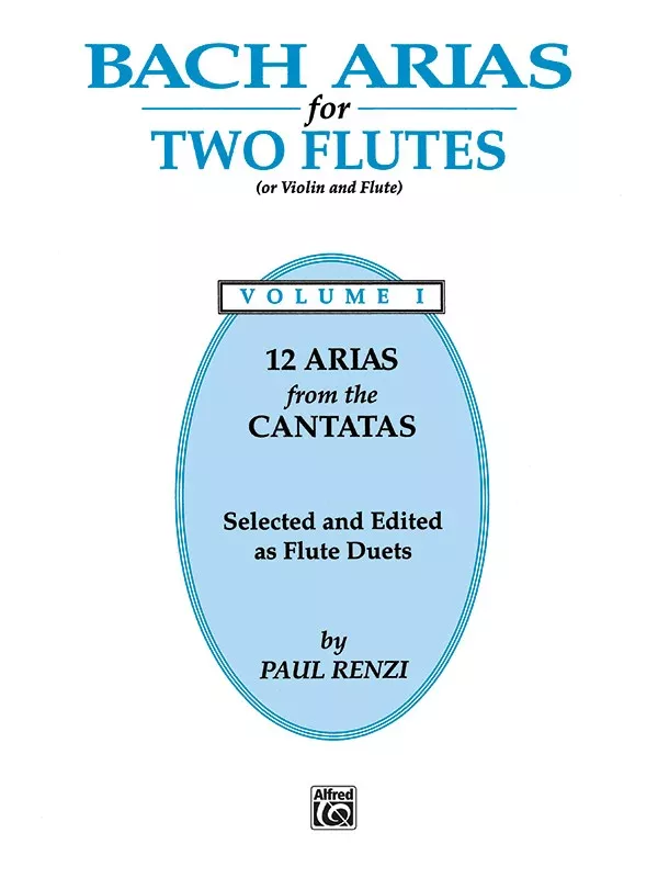 Bach Arias for Two Flutes, Volume I: Violin Book