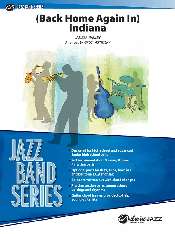 (Back Home Again In) Indiana: Jazz Ensemble Conductor Score & Parts