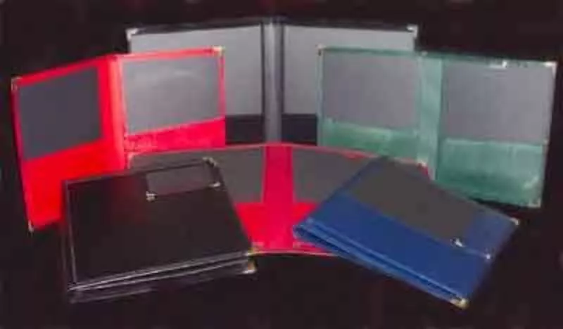 Band Folio With Window And Pencil Pocket Green