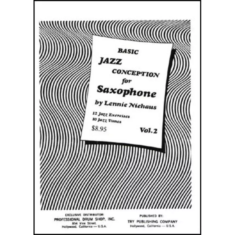 Basic Jazz Conception for Saxophone Vol. 2