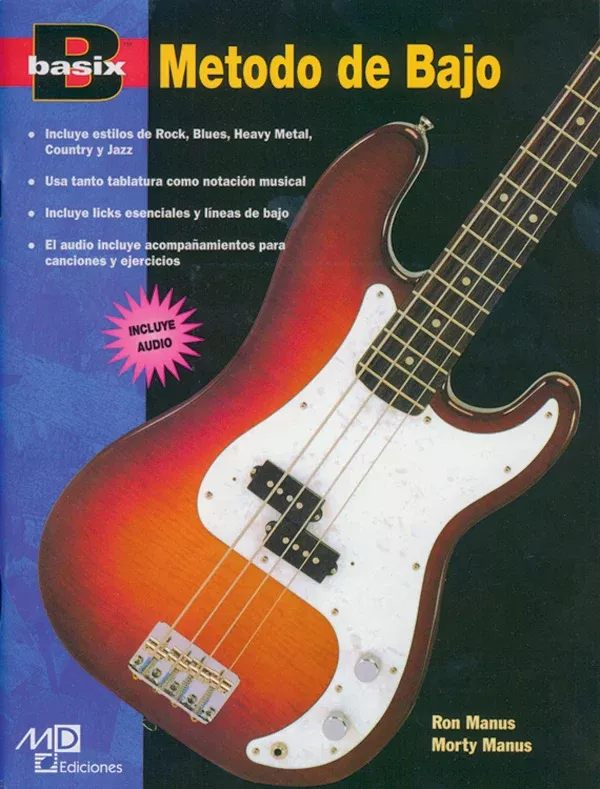 Basix: Bass Method (Spanish Edition): Bass Guitar Book & CD