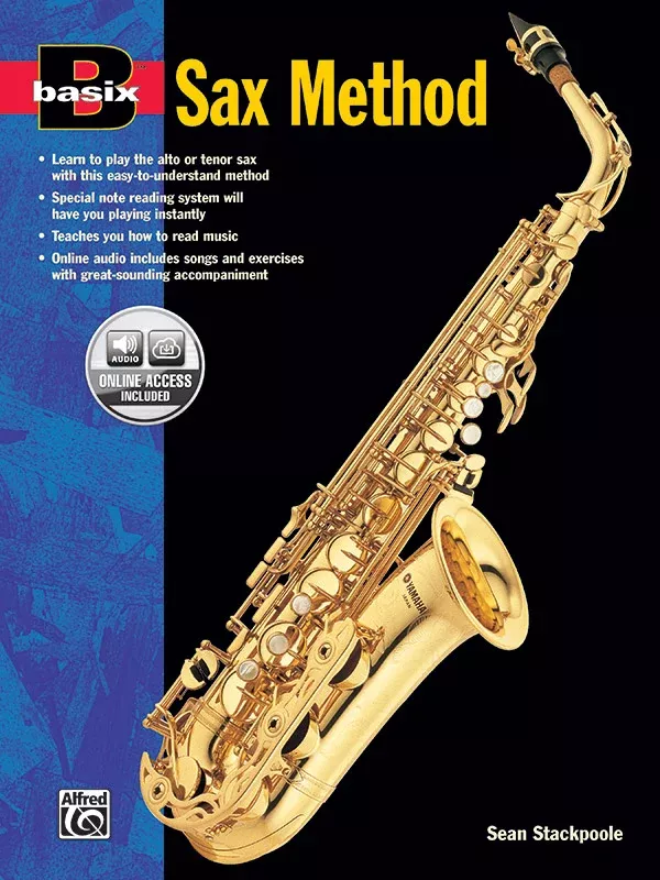 Basix: Sax Method (Alto or Tenor): Saxophone Book & Online Audio