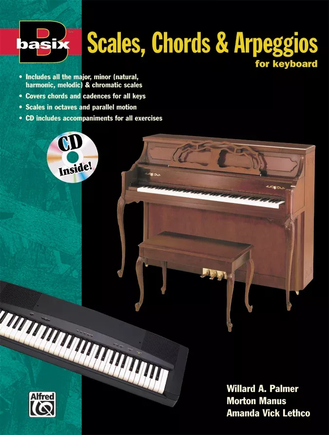 Basix: Scales, Chords & Arpeggios for Keyboard: Keyboard/Piano Book & CD