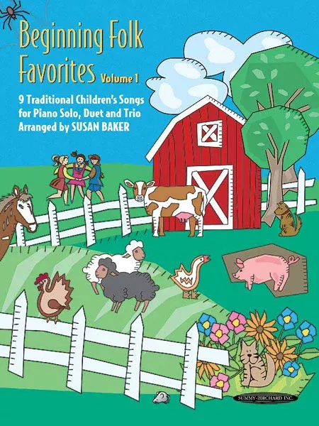 Beginning Folk Favorites, Volume 1: Piano Book