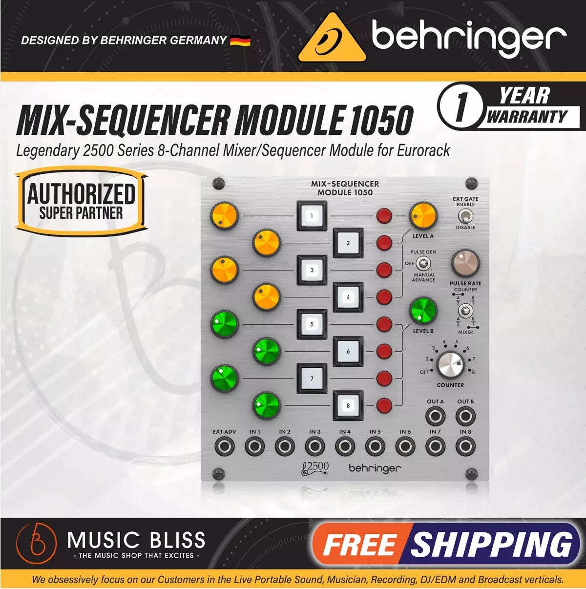 Behringer 1050 Mix Sequencer Module
