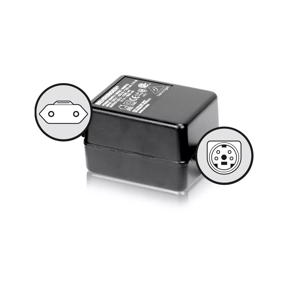 Behringer 230V EU Replacement Power Supply for VAMP, V-AMP2, V-AMP3, LX1B and DFX69