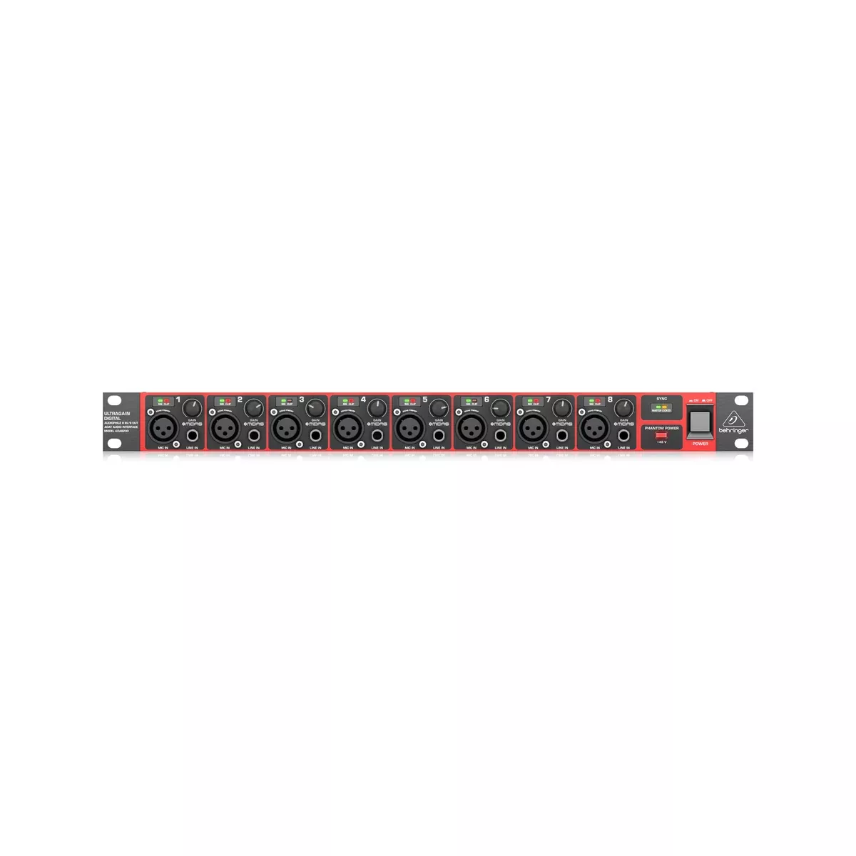 Behringer ADA8200 8-channel Microphone Preamp w/ ADAT Optical Out
