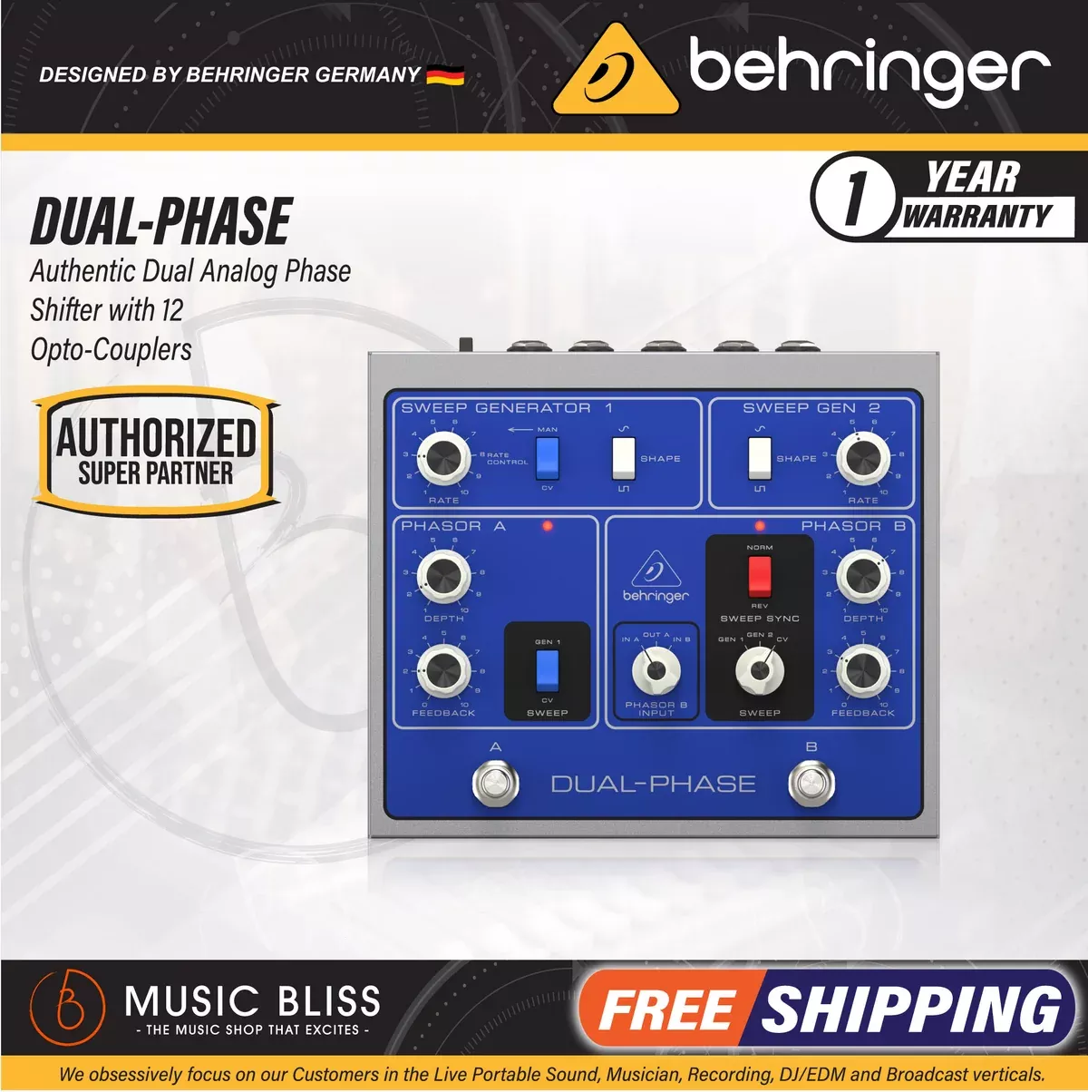 Behringer Bi-Phase Dual Phase Shifter