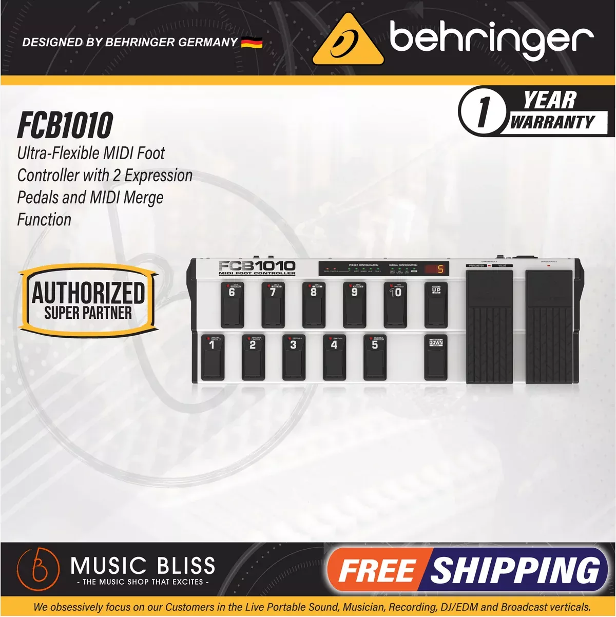 Behringer FCB1010 MIDI Foot Controller