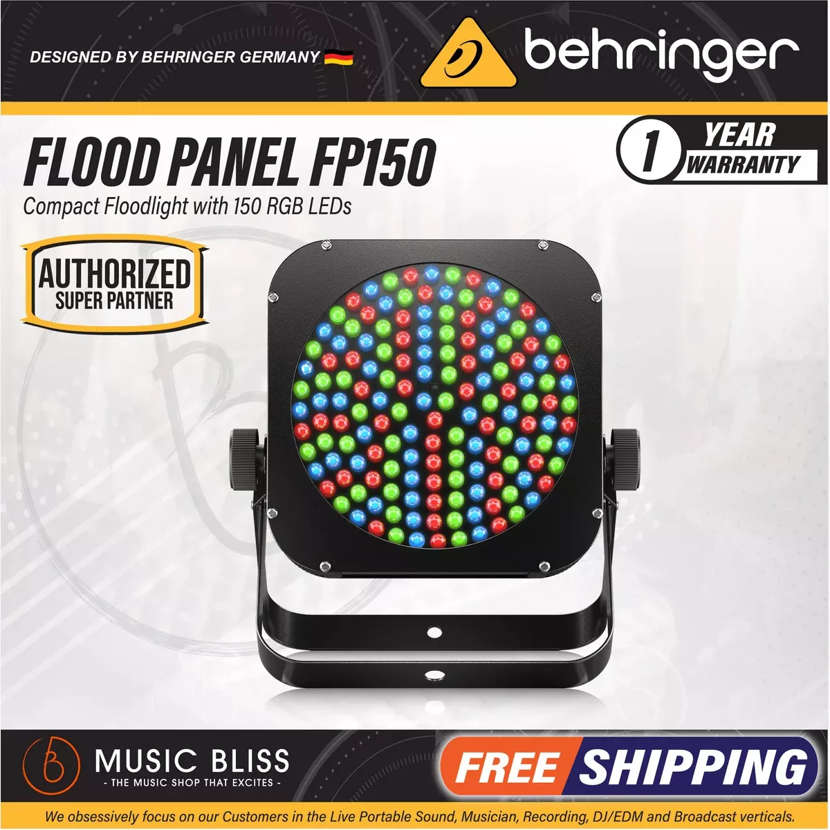 Behringer FLOOD PANEL FP150 Compact Floodlight with 150 RGB LED