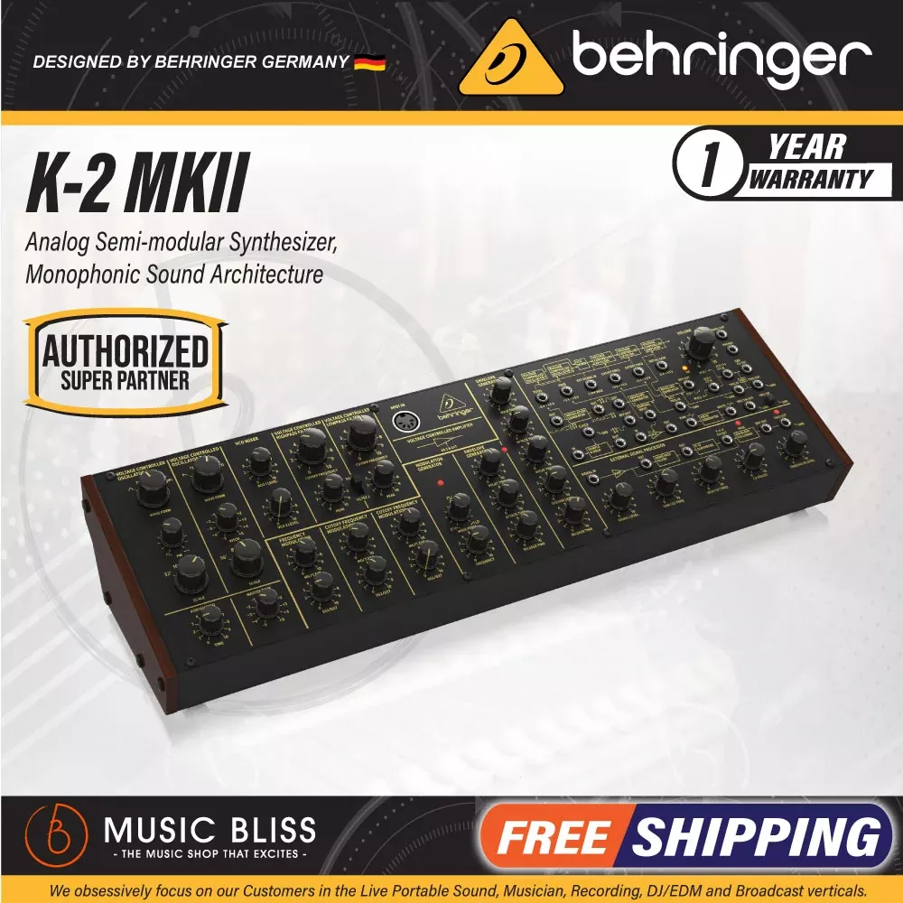 Behringer K-2 MKII Semi-Modular Synthesizer