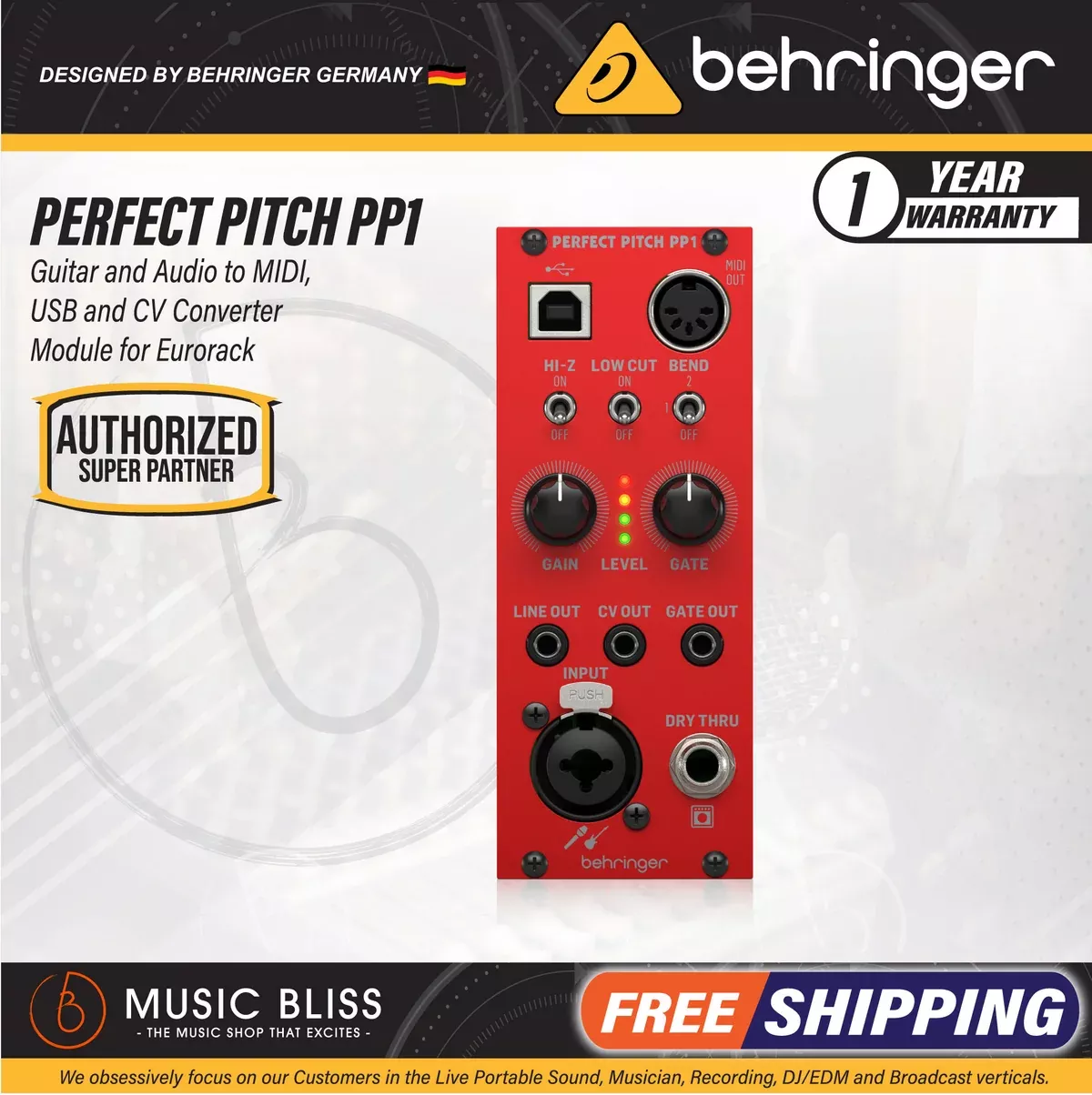 Behringer PERFECT PITCH PP1 Eurorack Module