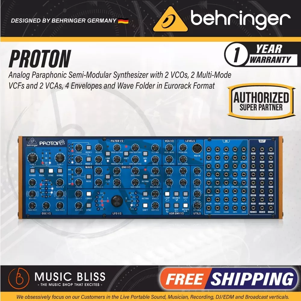 Behringer Proton Paraphonic Analog Synthesizer