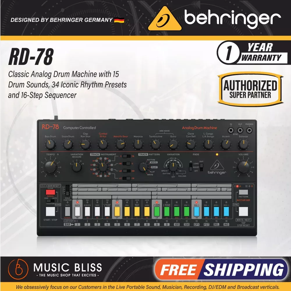 Behringer RD-78 Analog Drum Machine