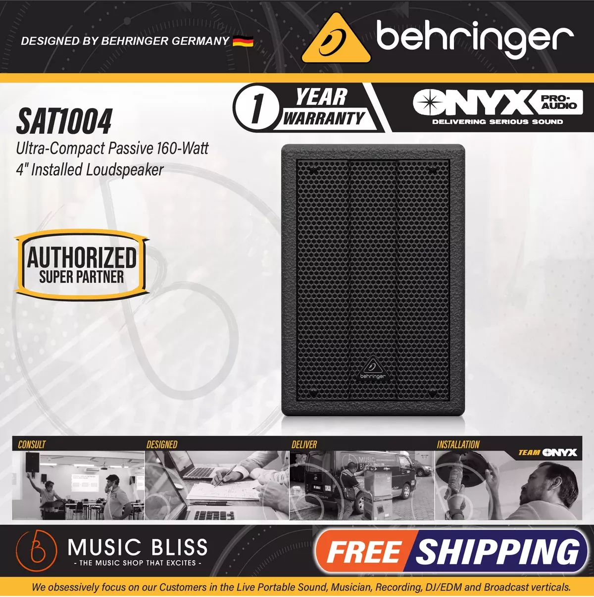Behringer SAT 1004 4.5" Passive Loudspeaker