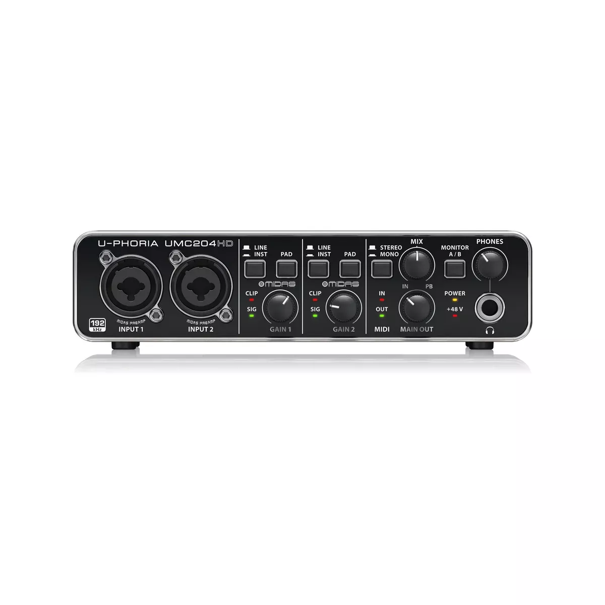 Behringer U-Phoria UMC204HD USB Audio Interface
