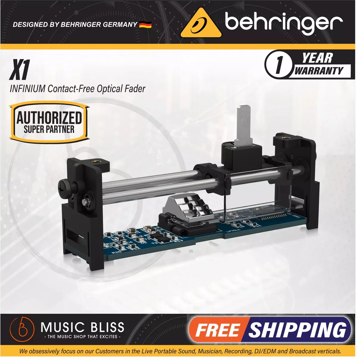 Behringer X1 INFINIUM Contact-Free Optical Fader