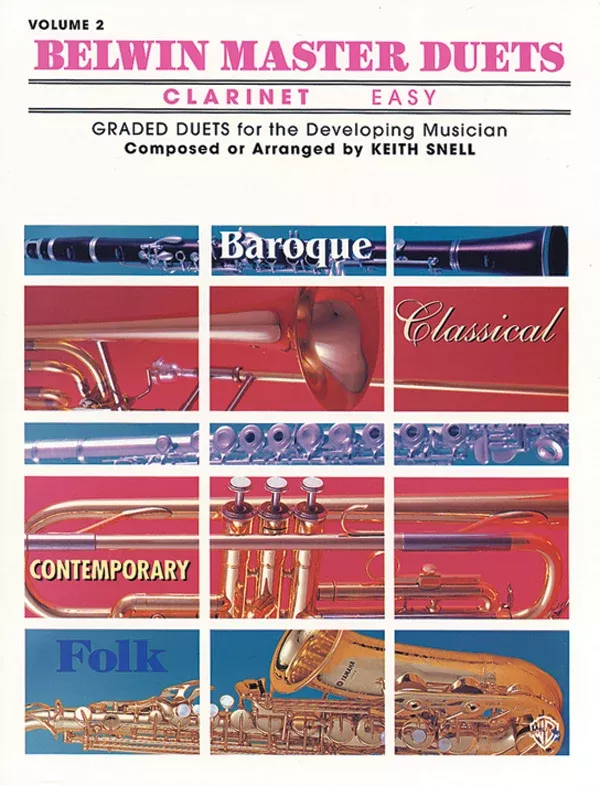 Belwin Master Duets (Clarinet), Easy Volume 2: Clarinet Book